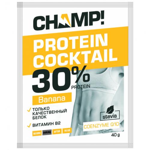 Коктейль &quot;Champ&quot; протеиновый банановый, 5 шт*40 г (), фото-2
