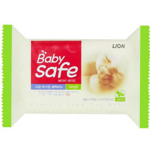 СиДжей Лайон Мыло для стирки детских вещей Baby Safe с ароматом трав, 190 г (CJ Lion, Стирка)