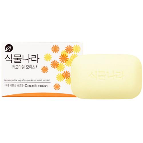 СиДжей Лайон Туалетное мыло с экстрактом ромашки Botanic Nation Camomile Moisture, 100 г (CJ Lion, Мыло)