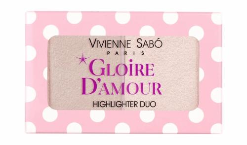 Вивьен Сабо Палетка хайлайтеров мини Highlighter mini palette Gloire d&#039;amour (Vivienne Sabo, Лицо)