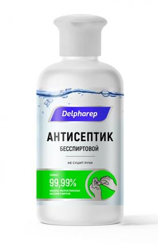 Дельфареп Антисептический косметический бесспиртовой гель для рук, 100 мл (Delpharep, Для тела)