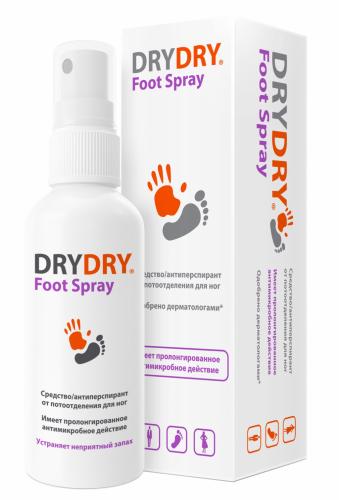Драй-Драй Средство от потовыделения ног Фут Спрей, 100 мл (Dry-Dry, Foot Spray)