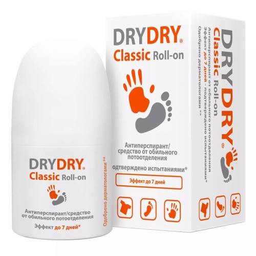 Драй-Драй Дезодорант-антиперспирант от обильного потоотделения Classic roll-on, 35 мл (Dry-Dry, )