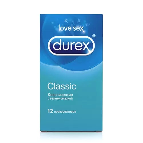 Дюрекс Презервативы Classic, 12 шт (Durex, Презервативы)