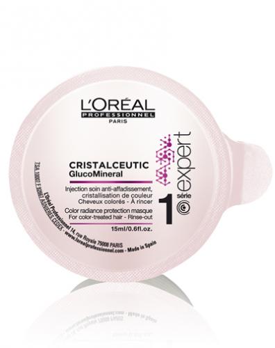 Лореаль Профессионель Витамино Колор A-OX Кристалсьютик Маска для волос 15х15 мл (L'Oreal Professionnel, Уход за волосами, Vitamino Color A-OX)