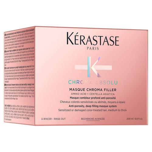 Керастаз Насыщенная маска для окрашенных чувствительных или поврежденных волос Chroma Filler, 200 мл (Kerastase, Chroma Absolu), фото-3