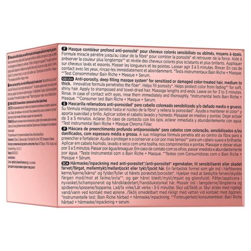 Маска против пористости для окрашенных волос Filler, 200 мл (Chroma Absolu), фото-4