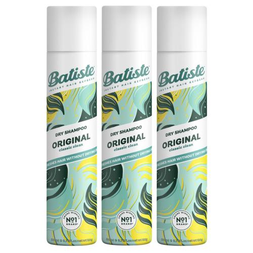 Батист Сухой шампунь для волос Original с классическим ароматом, 3 х 200 мл (Batiste, Fragrance)