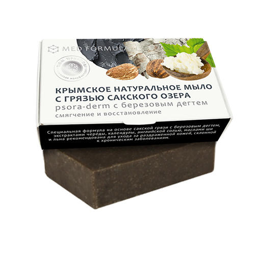 Мыло &quot;Psora-derm&quot; на основе грязи Сакского озера, 100 г ()