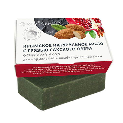 Мыло &quot;Основной уход&quot; на основе грязи Сакского озера, 100г ()