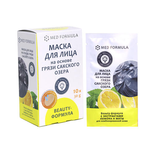 Маска для лица &quot;Beauty-формула&quot; на основе грязи Сакского озера, 30г*10шт ()