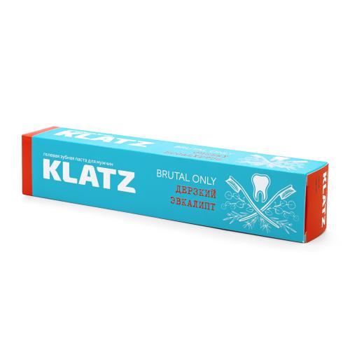 Клатц Зубная паста для мужчин Дерзкий эвкалипт, 75 мл (Klatz, Brutal Only), фото-3