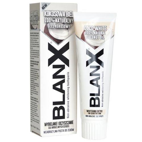 Бланкс Отбеливающая зубная паста для чувствительных десен с кокосовым маслом, 75 мл (Blanx, Зубные пасты Blanx)