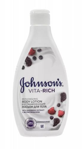 Лосьон для тела с экстрактом малины «Johnson&#039;s Vita-Rich Восстанавливающий», 250 мл (VITA-RICH)