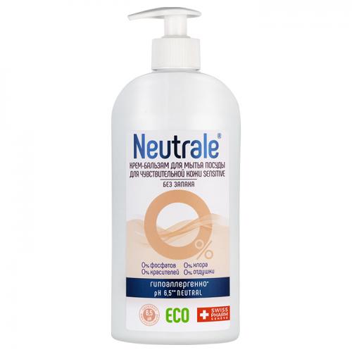 Нейтрале Крем-бальзам для мытья посуды для чувствительной кожи Sensitive, 400 мл (Neutrale, Бытовые ECO-средства)