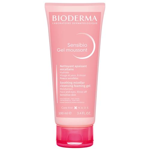 Биодерма Набор для лица (очищающий гель 100 мл + крем 40 мл) (Bioderma, Sensibio), фото-3