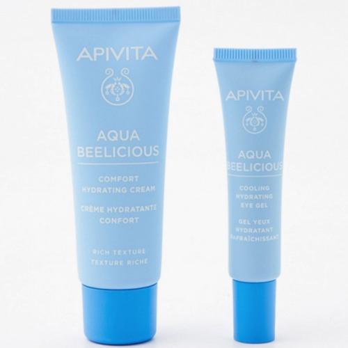 Апивита Набор &quot;Aqua Beelicious&quot; для увлажнения кожи с насыщенной текстурой, 1 шт. (Apivita, Aqua beelicious)