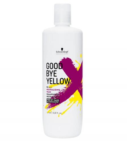 Шварцкопф Профешнл Нейтрализующий шампунь для волос, 1000 мл (Schwarzkopf Professional, Goodbye Yellow)