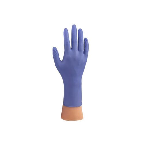 Фиолетовые медицинские перчатки Safe&amp;Care нитрил , размер М, 1 х 100 шт (Чистовье, Расходные материалы для рук и ног, Одноразовые перчатки), фото-2