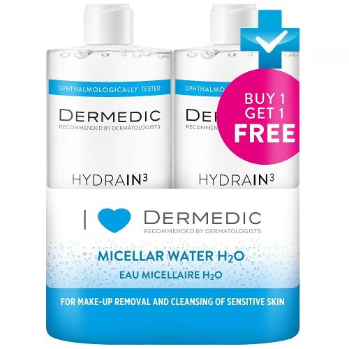 Дермедик Мицеллярная вода H2O, 500 мл х 2 шт (Dermedic, Hydrain), фото-7