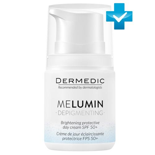 Дермедик Дневной защитный крем против пигментации SPF 50+, 50 г (Dermedic, Melumin)