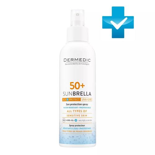 Дермедик Солнцезащитное молочко-спрей SPF 50, 150 мл (Dermedic, Sunbrella)