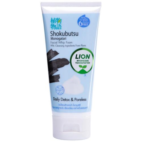 Лион Тайланд Пенка-детокс для умывания с углём, 100 г (Lion Thailand, Shokubutsu Monogotari)