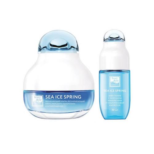 Бьюти Стайл Подарочный набор увлажняющих средств Sea Ice Spring 2 шага  (Beauty Style, Sea Ice Spring)