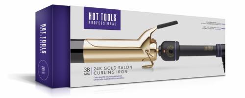 Стайлер 24K Gold, 38 мм (24K Gold Salon Curling Irons), фото-3