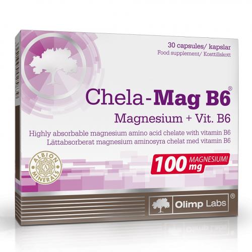 Олимп Лабс Биологически активная добавка к пище Chela-Mag B6 690 мг, 60 капсул (Olimp Labs, Витамины и Минералы)