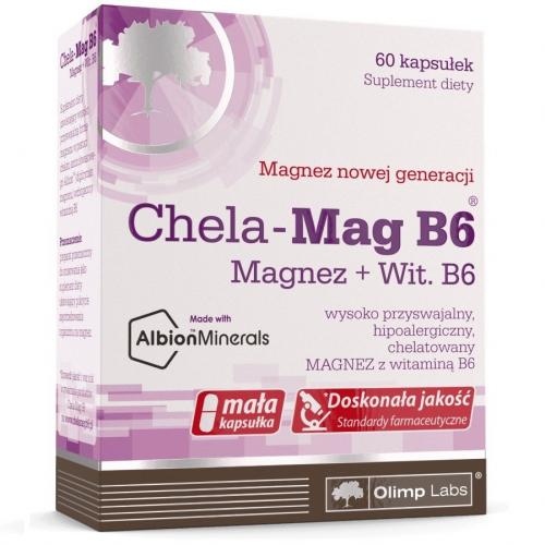 Биологически активная добавка к пище Chela-Mag B6 690 мг, 60 капсул (Витамины и Минералы)