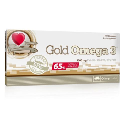 Олимп Лабс Биологически активная добавка к пище Gold Omega 3, 1260 мг, 60 капсул (Olimp Labs, Сердечно-сосудистая  система)