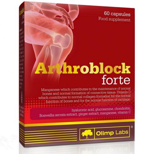 Олимп Лабс Биологически активная добавка к пище Arthroblock Forte 900 мг, 60 капсул (Olimp Labs, Суставы и кости)
