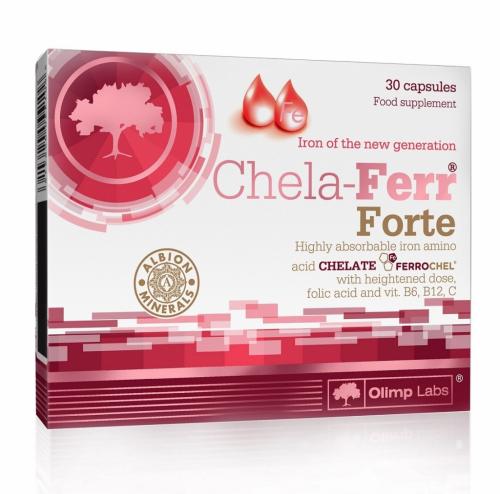 Олимп Лабс Chela-Ferr Forte биологически активная добавка к пище, 380 мг, №30 (Olimp Labs, Витамины и Минералы)