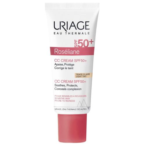 Урьяж Крем SPF 50+ CC натуральный бежевый тон, 40 мл (Uriage, Roseliane)