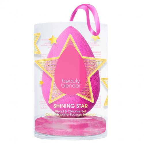 Бьютиблендер Набор Shining Star (спонж + мини-мыло) (Beautyblender, Спонжи)