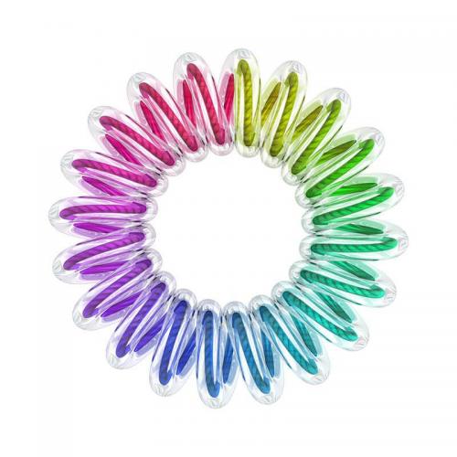 Инвизибабл Резинка для волос Magic Rainbow, с подвесом, 3 шт (Invisibobble, Kids), фото-2