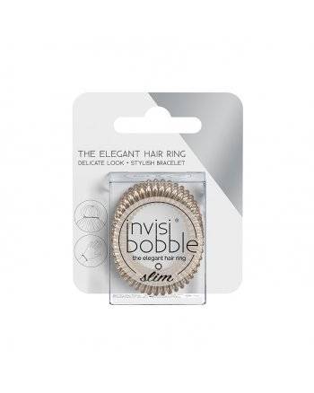 Инвизибабл Резинка-браслет для волос Bronze Me Pretty, с подвесом, 3 шт (Invisibobble, Slim)