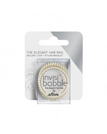 Инвизибабл Резинка-браслет для волос Stay Gold, с подвесом, 3 шт (Invisibobble, Slim)