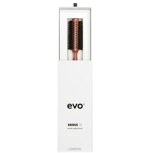 Эво Круглая щетка для волос [Брюс] с натуральной щетиной, диаметр 22 мм  (Evo, brushes), фото-2