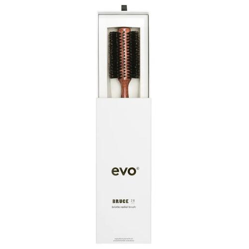Эво Круглая щетка для волос [Брюс] с натуральной щетиной, диаметр 28 мм (Evo, brushes), фото-2