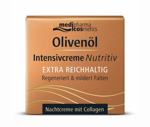 Медифарма Косметикс Питательный ночной крем интенсив для лица, 50 мл (Medipharma Cosmetics, Olivenol), фото-2