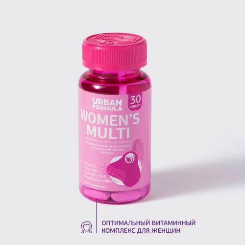 Урбан Формула Витаминно-минеральный комплекс для женщин Women's Multi, 30 таблеток (Urban Formula, Beauty), фото-2