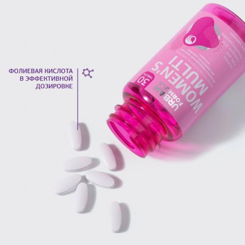 Урбан Формула Витаминно-минеральный комплекс для женщин Women's Multi, 30 таблеток (Urban Formula, Beauty), фото-3