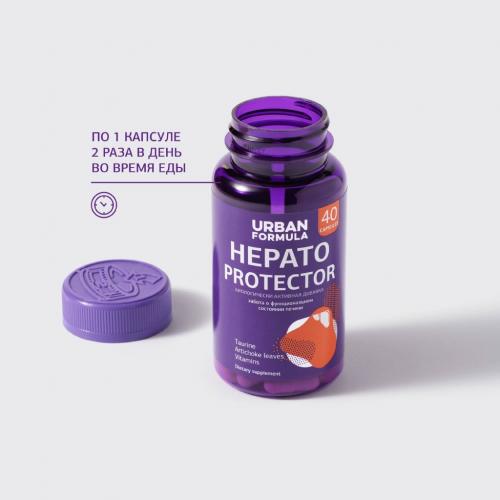 Урбан Формула Комплекс для печени с таурином Hepato Protector, 40 капсул (Urban Formula, Special), фото-4