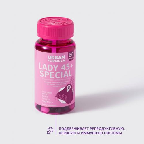 Урбан Формула Комплекс для женщин в период менопаузы Lady 45+ Special, 60 капсул (Urban Formula, Комплексы красоты), фото-2