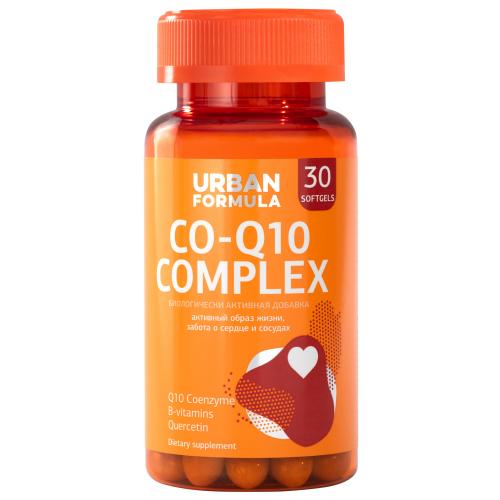 Урбан Формула Комплекс для сосудов и сердца Co-Q10 Complex, 30 капсул (Urban Formula, General)