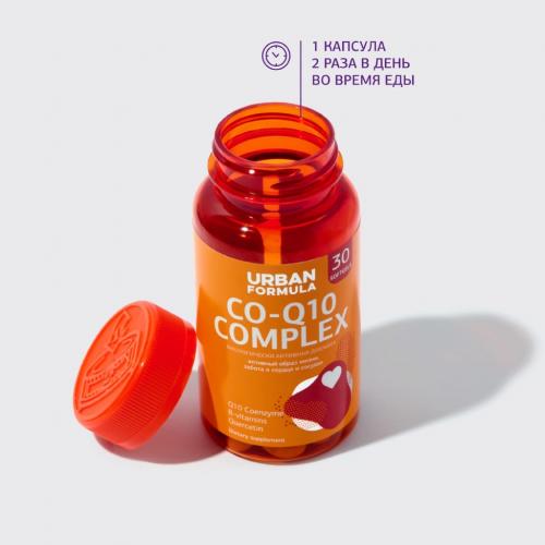 Урбан Формула Комплекс для сосудов и сердца Co-Q10 Complex, 30 капсул (Urban Formula, General), фото-4