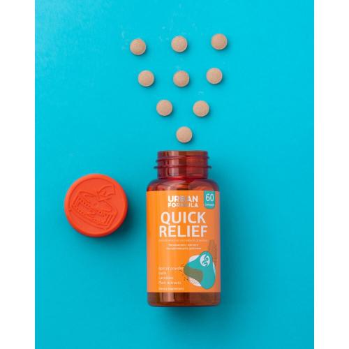 Бикомплекс для моторной функции кишечника Quick Relief, 60 таблеток (Общие комплексы), фото-8