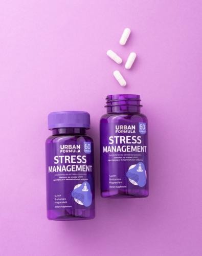 Антистрессовый комплекс с 5-HTP Stress Management, 60 капсул  (Special), фото-7